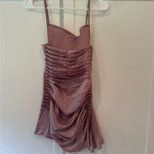 NWOT PrettyLittleThing Blush Pink Strappy Dress